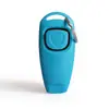 Anillo Silbato Dos en Uno Entrenador de Perros Suministros de Entrenamiento para Mascotas Silbato de Salvamento para Exteriores con Llavero