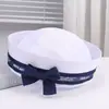 Chapéu de Marinheiro Fresco e Doce, Chapéu de Proteção Solar, Boné de Baseball Grande para Cabeça para Praia, Chapéu de Sol de Verão, Chapéu Azul Marinho Feminino, Novo Estilo