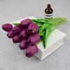 Fabricante Venta al por Mayor Pu Tulipán Tacto Realista Flores Artificiales para Hogar Fotografía, Boda y Decoración de Sala de Estar Ramo Accesorios