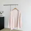 Estilo Coreano Design Elegante Irregular Manga Longa Tricô Cardigã Peça de Roupa Externa Feminina 2026 Outono Cardigã de Tricô Vazado Jaqueta Suave