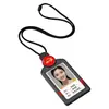 Portatarjetas retráctil multicolor con cordón, Portapase de empleado, Portatarjeta de identificación de fábrica, Tarjeta de acceso de estudiante, Tarjeta de campus