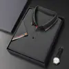 Camiseta polo para hombre TikTok mismo estilo polo para hombre manga corta calidad ligero polo de negocios hombre T