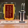 Placa de premio de cristal personalizada de alta gama para agradecer a médicos, maestros, maestras de kínder, un regalo especial para el Día del Maestro y la temporada de graduaciones