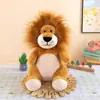 Edición Sentada de Dibujos Animados Muñeco de Animal del Bosque León Muñeco de Comercio Exterior Juguete de Peluche Regalo de Vacaciones Día del Niño Rey León