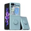 Funda Adecuada para Teléfono Móvil Samsung Zflip8 Zflip7 Silicona Líquida Z6/ 50% de Descuento Soporte Plegable Funda Protectora de Cobertura Total Anti-Caída