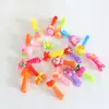 Versão coreana de presilha de pato de plástico para crianças, presilha de cabelo pequena de resina com desenho animado, presilha de pegar pequena fofa para bebê, atacado