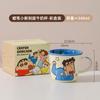Caneca da Família Shin-Chan, Canecas de Cerâmica para Família de Quatro Pessoas, Par de Canecas para Casal, Copos de Beber de Aparência Sofisticada, Presentes de Aniversário