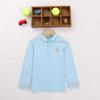 Ropa para niños Camiseta polo de manga larga para niños Primavera y otoño Nuevo estilo Top Camiseta de solapa para niños grandes 97 Algodón Camiseta para niños