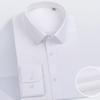 Camisa de Modal Masculina Manga Longa Absorção de Umidade Respirável Anti-Amassar Negócios Outono Elástica Camisa Branca Masculina