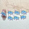 Colección de Dibujos Animados de Accesorios para Uñas, Decoraciones de Uñas de Unicornio de Moda, Materiales para Uñas DIY, Uñas Portátiles para Niños