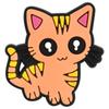 Gato Mascota de Dibujos Animados Accesorios de Joyería DIY Decoración de Carcasa de Teléfono Móvil Material Plano Venta al por Mayor Lindo Parche Suave de PVC