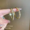 Exquisitos pendientes largos cortos con borlas incrustados de perlas y diamantes para mujer diseño de nicho de lujo ligero pendientes de lazo amor