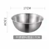 Cesta de escorrer de aço inoxidável transfronteiriça, peneira para lavar arroz, cesta de escorrer espessada e reforçada, cesta de cozinha para lavar arroz, cesta de frutas, cesta para lavar e cozinhar a vapor de vegetais