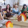 Nuevos Adornos Decorativos 3D para Fiesta de Acción de Gracias Festival de la Cosecha de Otoño Pavo Decoraciones de Mesa Decoraciones de Acción de Gracias