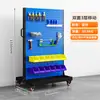 Placa para Pendurar Ferramentas com Furo Quadrado Espesso Prateleira de Ferramentas para Oficina Prateleira de Armazenamento Prateleira de Materiais Prateleira de Exibição de Ferragens Gancho