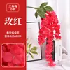 Flor de simulación flor de buganvilla enredadera colgante de pared flor de boda flor artificial revestimiento de pared interior sala de estar decoración de enredadera de ratán