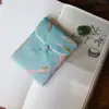 Muestra de pedido final se puede pedir bolsa de tela de brocado para regalo bolsa Wenwan estilo japonés bolsa de almacenamiento de joyas billetera plegable tela