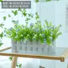 Adornos de Maceta de Flores Artificiales, Macetas de Valla, Juegos de Flores Artificiales, Decoraciones Festivas para Sala de Estar, Decoraciones de Interior, Arte Floral de Plástico