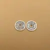 S990 Plata de Pie Moneda de Oro de los Cinco Emperadores Jiaqing Qianlong Yongzheng Kangxi Shunzhi Tongbao Colgante Accesorios DIY Joker