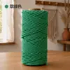 Corda de Algodão Colorida 2mm 100m Artesanato DIY Tecelagem Bolsas Envolvimento Decoração Linha Corda de Fio de Algodão Acessórios para Tapeçaria Materiais