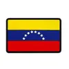Parche de Goma PVC 3D Insignia de Velcro Bandera Nacional de Silicona Pegamento Suave Accesorios para Ropa Banderas del Mundo