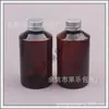 Botella de 150 ml con tapa de aluminio, botella de PET de 150 ml con tapa de aluminio y hombro inclinado, botella de glicerina, botella de medicina para peces, botella de gel de ducha, botella de champú de 150 ML
