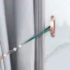 Gancho para cortina en forma de T de origen transfronterizo gancho de pared de aleación de aluminio gancho de fondo plano sin perforaciones gancho para manija de puerta gancho para abrigos