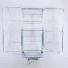 Cifrado de cuatro lados más galvanoplastia superior carro de almacén de logística rejilla plegable carro de logística carro vehículo de rotación
