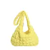 Bolso Cruzado Casual de Gran Capacidad para Mujer 2025 Invierno Nueva Moda Algodón para Viajes Cotidianos Bolso de Hombro Retro de Nicho