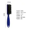 CestoMen Cepillo de Pelo Oleoso para Hombre Salón de Belleza Barrido de Cabello Roto Fibra Galvanizada Cepillo para Cabello Barba Cepillo de Limpieza de Escritorio