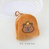Monedero de Dibujos Animados para Niños, Bolsa de Cosméticos de Peluche de Pez Linda, Mini Bolsa Portátil para Guardar Monedas y Auriculares para Estudiantes