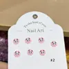 Joyería para Arte de Uñas de Resina Dibujos Animados Dinosaurio Comida Linda Juguete Joyería para Uñas Aretes Funda para Teléfono Móvil Accesorios de Uña Portátiles