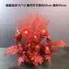 Nova decoração de casamento flor artificial de casamento teto flor artificial flor de plástico fileira de chão guia de flores arranjo de flores palco T