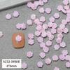 Joyería de uñas con halo de rosa roja para internet, tallado de flores de camelia, tamaño mixto, accesorios de resina para uñas