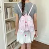 Mochila Estrela Doce para Meninas e Mulheres 2026 Nova Moda Bolsa Escolar para Estudantes Mochila de Nylon Leve para o Verão