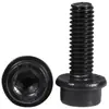 Parafusos Sextavados com Flange Dentada de Cabeça Cilíndrica de Aço Inoxidável 304, Parafusos de Flange Antiderrapantes de Cabeça Cilíndrica M3M4M5