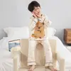 Pijama para niños para primavera y otoño, de manga larga y pantalón largo, estilo fino, para niños, niños pequeños y adolescentes, ropa de casa de verano, nuevo modelo 2026