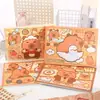 Libro Ilustrado Picante Capibala 19 Páginas Interiores en Blanco Práctica de Pintura Estudiantil Papel para Bocetos Protección Ocular Material Portátil Libro