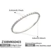 Pulsera de Corazón Flor Estrella de Cinco Puntas con Microincrustaciones de Diamante Acero Inoxidable Chapado en Oro de 18 Quilates Pulsera de Diseño para Mujeres