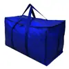 Bolsa Tejida Transparente de Mano PE Transfronteriza Bolsa de Almacenamiento de Gran Capacidad para Mudanzas Bolsa de Almacenamiento de Edredón de Algodón Bolsa de Equipaje Bolsa de Embalaje