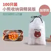 Capas Descartáveis de Filme Plástico, Coberturas Domésticas de Cozinha de Grau Alimentício para Sobras com Aberturas Elásticas, Sacos de Conservação de Frutas Resistentes a Altas Temperaturas