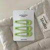 Conjunto de 3 peças~ Presilhas laterais revestidas de borracha na cor creme, presilhas BB, presilhas para franja, presilhas de cabelo para fios soltos, doces acessórios de cabelo