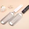 Raspador de Pies de Acero Inoxidable Transfronterizo, Removedor de Piel Muerta, Lima de Pies, Exfoliante de Talones, Herramienta para Cuidado de Pies, Molinillo de Pies Engrosado