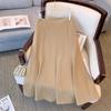 60.00 kg-175.00 kg talla extra para mujer Conjunto casual profesional de tres piezas: chaqueta, chaleco y falda Novedad Otoño 2024