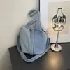 Bolso de Hombro de Mezclilla Fresco y Retro con Diseño de Nicho para Niñas, Adecuado para Compras Diarias, Salidas y Uso Casual, Bolso Cruzado Versátil