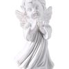 Nordic Retro branco menina anjo decoração ornamentos americano personagem gesso estátua boneca desktop casal presente