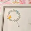 Pulsera de Flor de Lirio del Valle Súper Popular para Mujer Ins Trendy Mejor Amiga Estilo Antiguo Pulsera Dulce Estudiante Simple Versátil Joyería para Mano