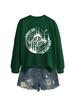 Siempre Toma la Estación Independiente Escénica Amazon Ebay Sudadera de Mujer Moderna Elegante Cómoda