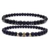 2020 novo anúncio micro zircônia pulseira masculina fashion amuleto pulseira de luxo contas de pedra pedra fosca joias atacado