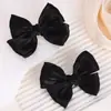 Europeu e Americano Cor Pura Novo Brilhante Terno Laço Jk Crianças Grampo de Cabelo Lolita Preppy Estilo Menina Acessórios de Cabelo 4708